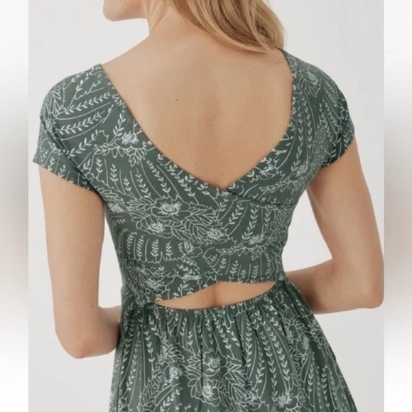 Pact Fit & Flare Crossback Maxi Dress - Picture 2 of 15